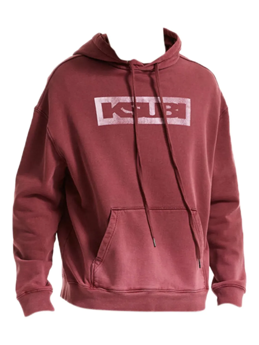 Ksubi Hoodie met Box-logo Rood