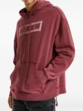 Ksubi Box-logo hoodie - Red
