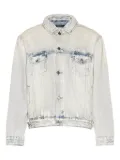 Ksubi Oh G Phase Out Stencil denim jacket - Blue