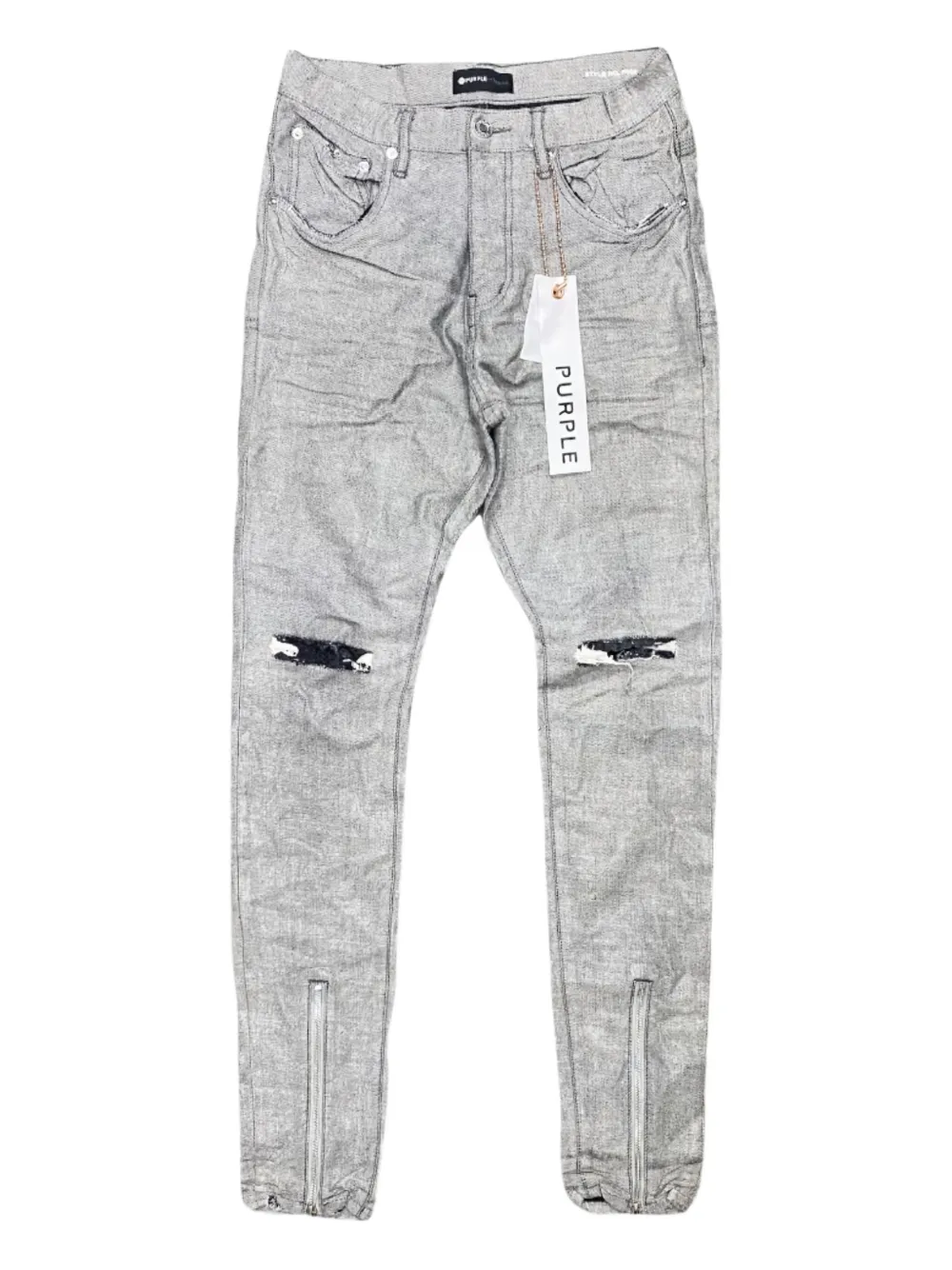 Purple Brand Reverse distressed jeans Grijs