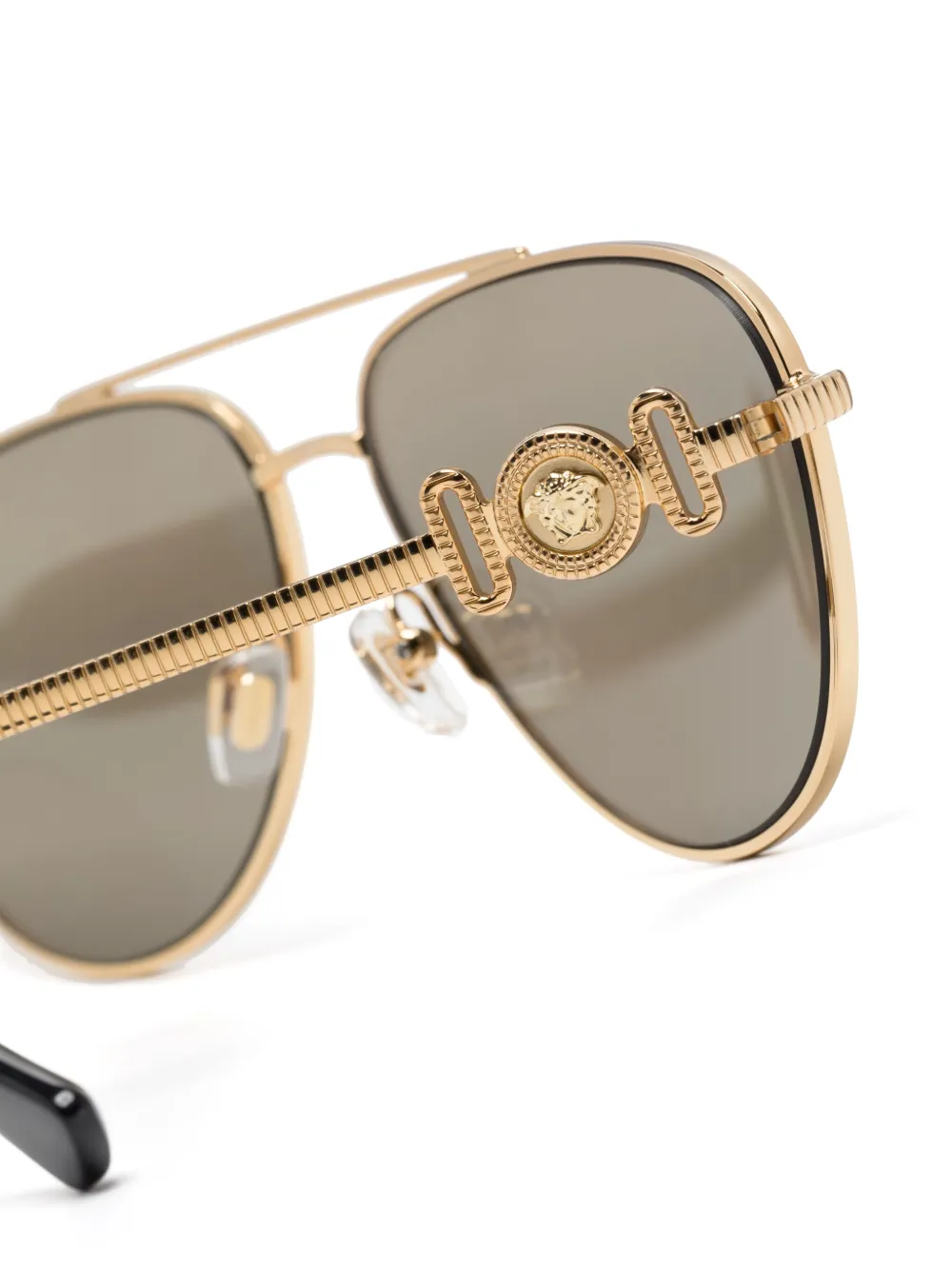 Versace Eyewear Zonnebril met piloten montuur Goud