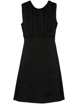prada embroidered cady mini-dress Prada Embroidered Cady Mini-dress, Woman, Black, Size 38