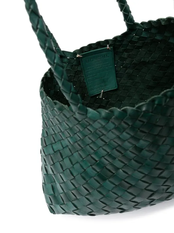 DRAGON DIFFUSION Small Santa Croce Leather Bag | Green | FARFETCH