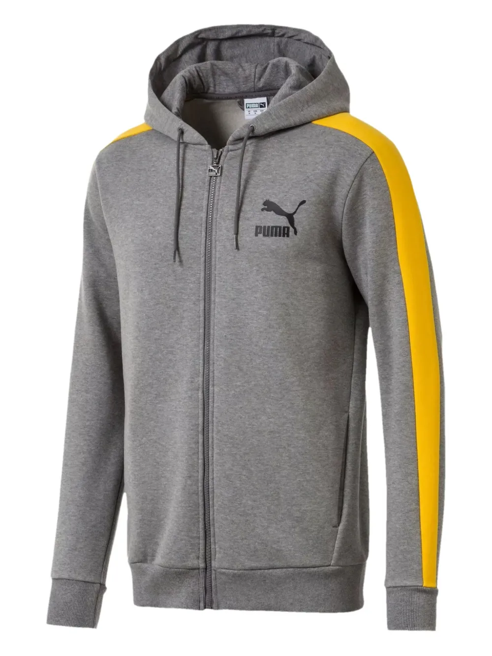 PUMA T7 Logo full-zip hoodie | Grey | Image 1