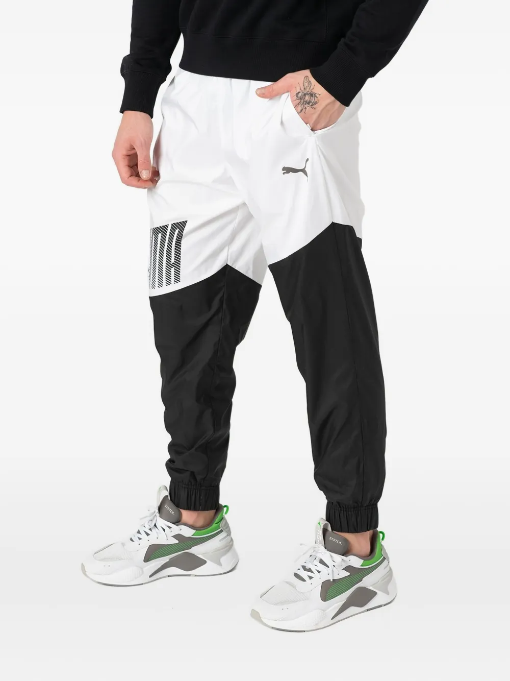 PUMA Geweven broek Wit
