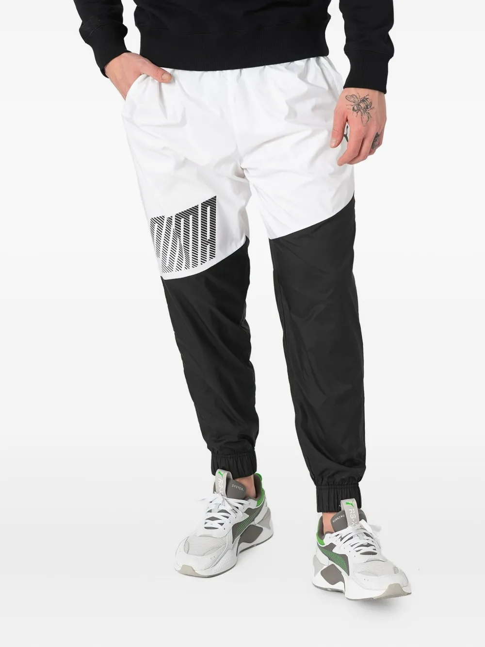 PUMA Geweven trainingsbroek - Wit
