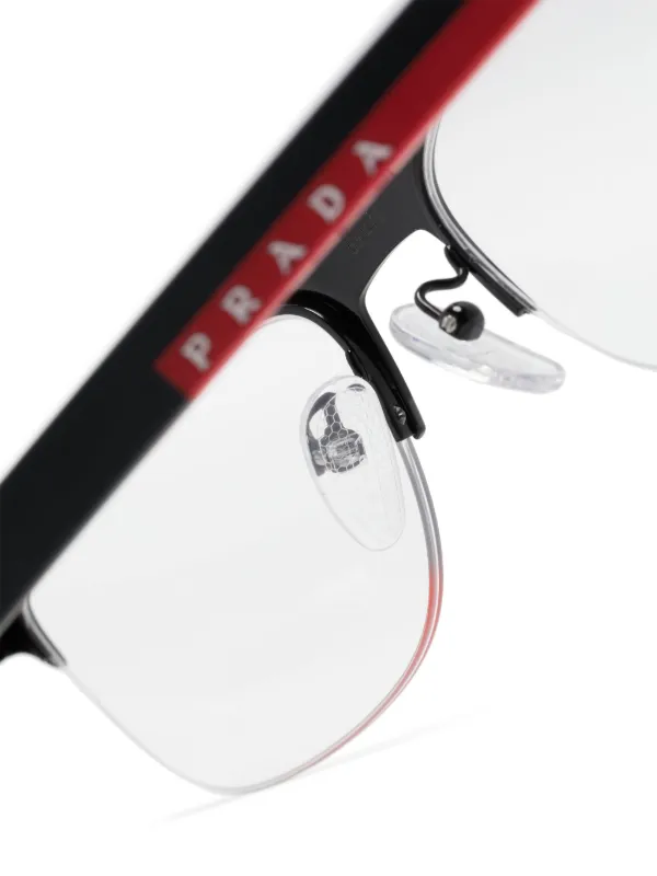 Prada on sale rimless frames