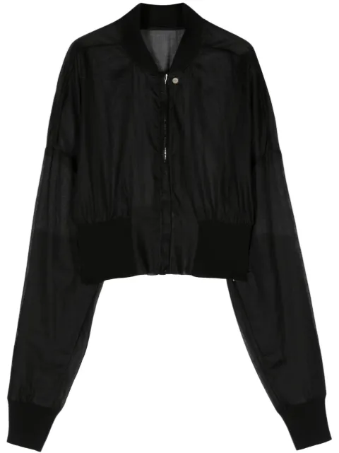 Rick Owens Flight semi-sheer bomber jacket