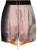 Rick Owens gradient-effect wide-leg shorts - Grey