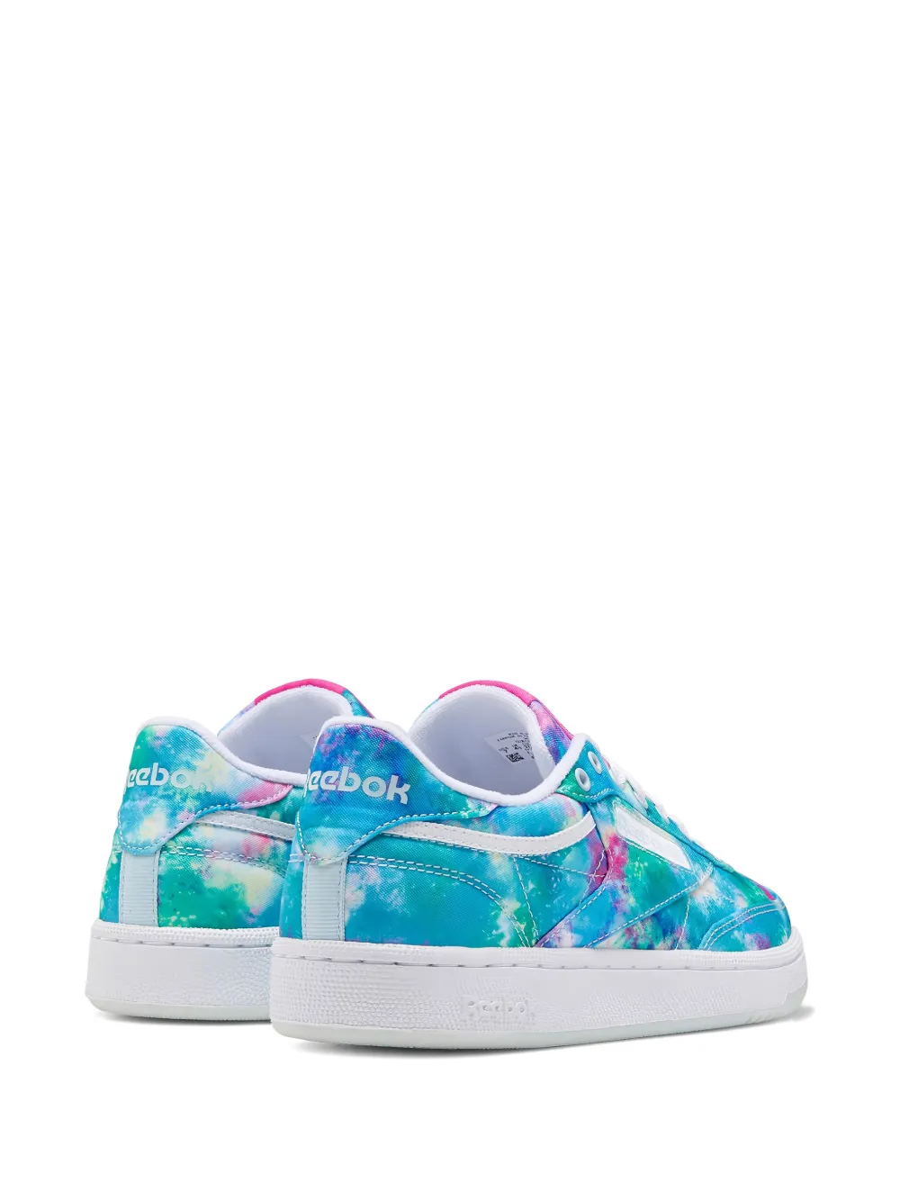 Reebok Club C 85 tie-dye sneakers Blue
