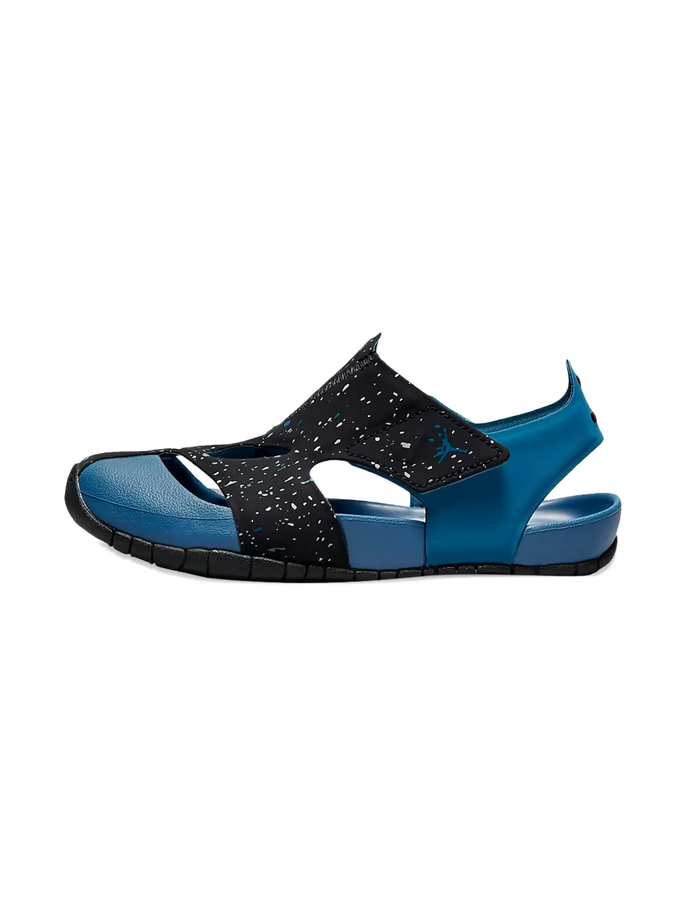 Jordan Kids speckled strap sandals Blue