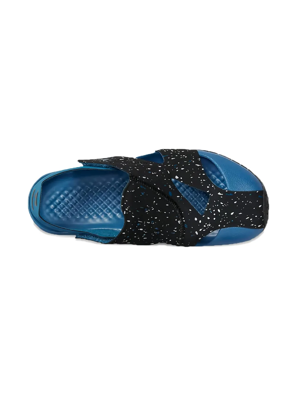 Jordan Kids speckled strap sandals Blue
