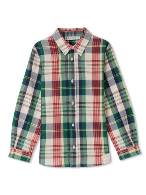 Bonpoint Daho checked cotton shirt