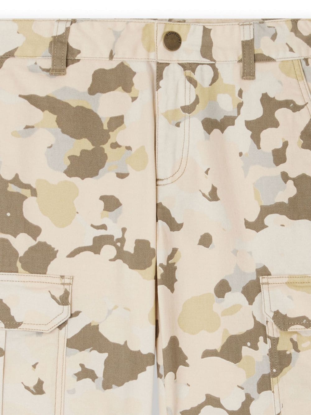 Shop Bonpoint Caiman Camouflage-print Shorts In Neutrals