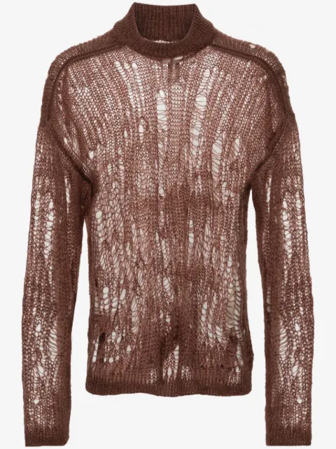 Rick Owens Tommy Lupetto open-knit jumper