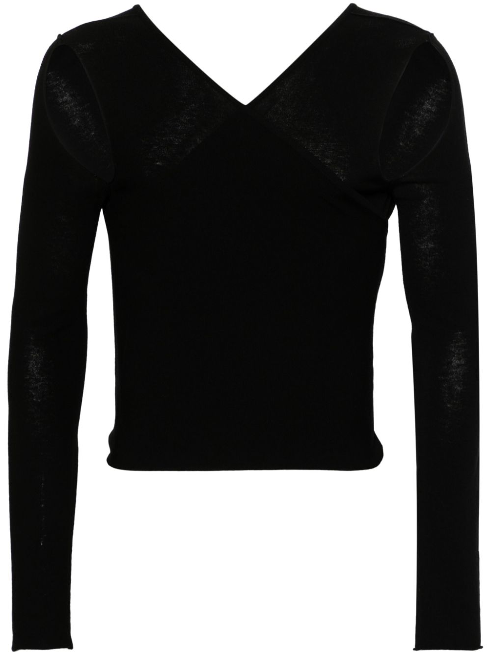 Rick Owens Ziggy Banana draped jumper - Black