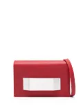 Rick Owens Griffin leather clutch bag - Red