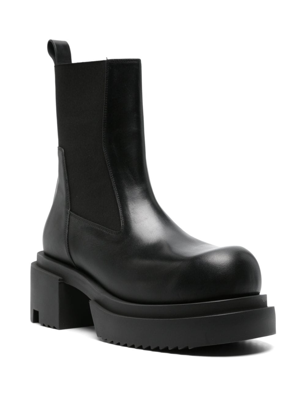 Shop Rick Owens Beatle Bogun 60mm Leather Boots In Black