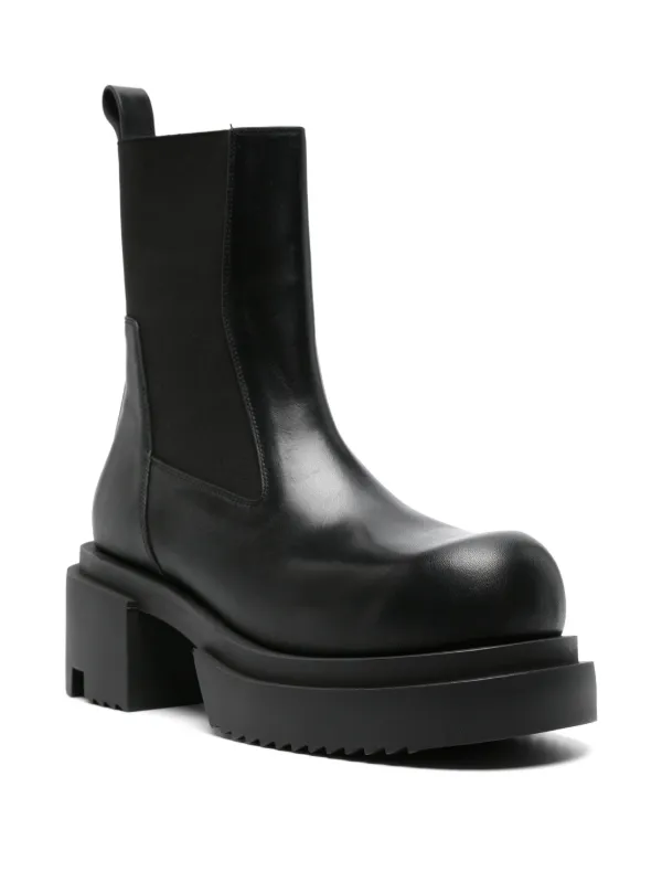 靴 rick owens BEATLE BOGUN Rick Owens Ботинки Beatle Bogun 60 | Черный | FARFETCH KZ