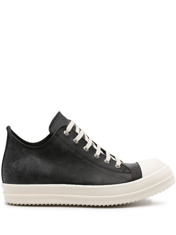 Rick Owens rubber-toecap Leather Sneakers - Farfetch
