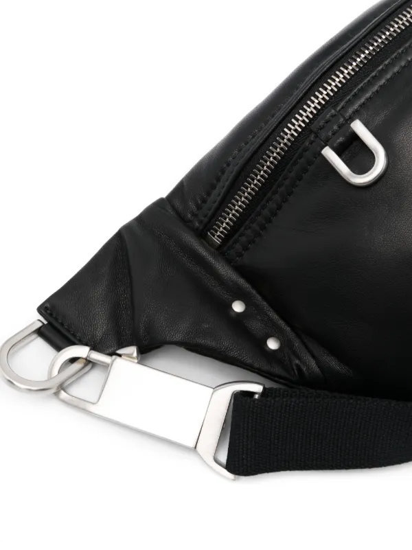 ショルダーバッグ RICK OWENS DRKSHDW Belt Bag Rick Owens Bumbag Leather Belt Bag | Black | FARFETCH