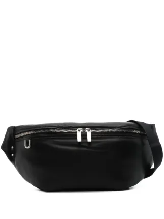 Rick Owens Bumbag Leather Belt Bag | Black | FARFETCH