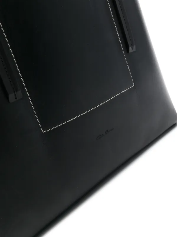 【送料&関税込】Rick Owens pentagram Bag Rick Owens Leather Tote Bag | Black | FARFETCH