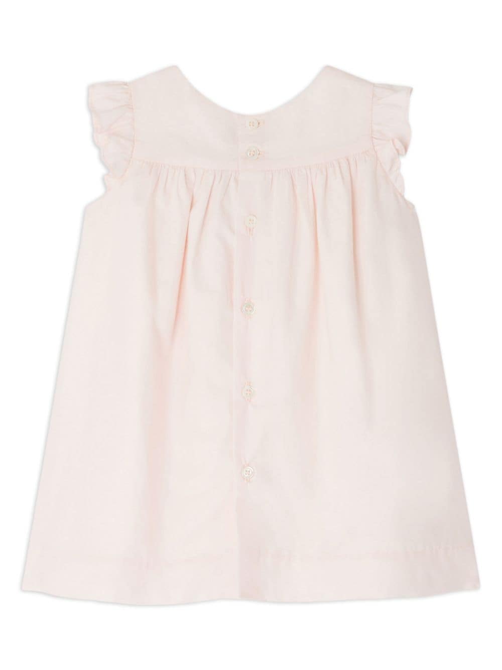 Shop Bonpoint Clothibis Sleeveless Cotton Dress In Pink