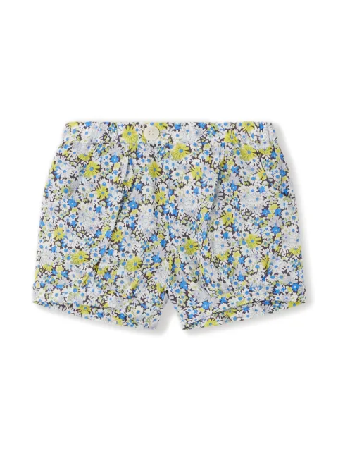 Bonpoint Square floral-print cotton shorts