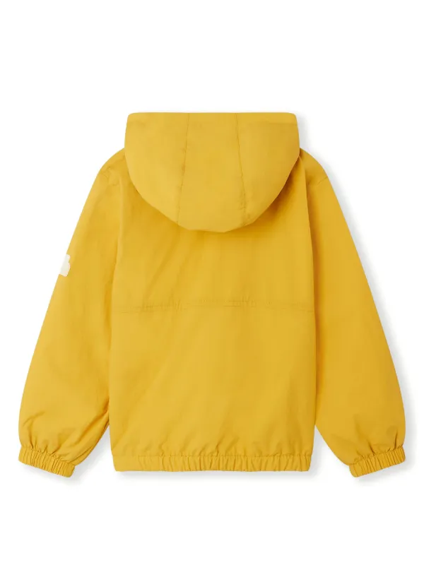 Bonpoint Daiki Hooded Windbreaker Jacket Yellow FARFETCH IE