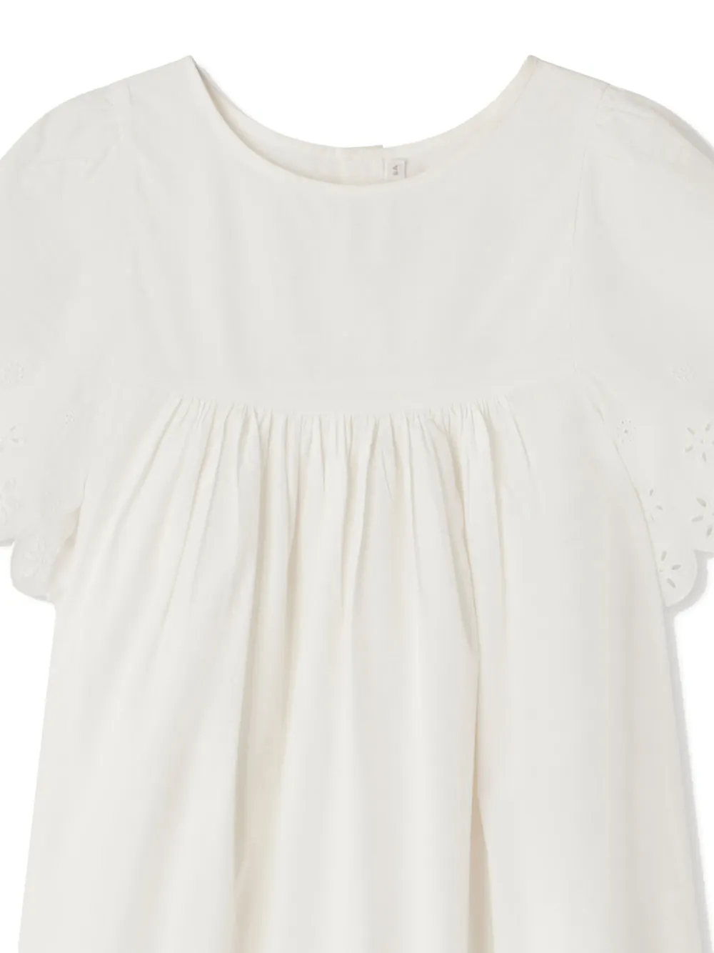 Shop Bonpoint Francesca Cotton Dress In White