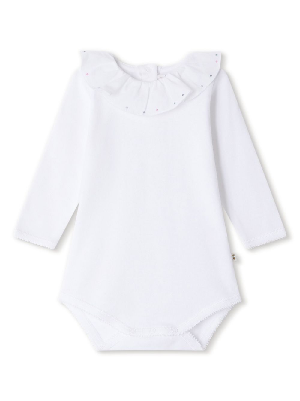 Bonpoint Babies' April Cotton Bodysuit In White