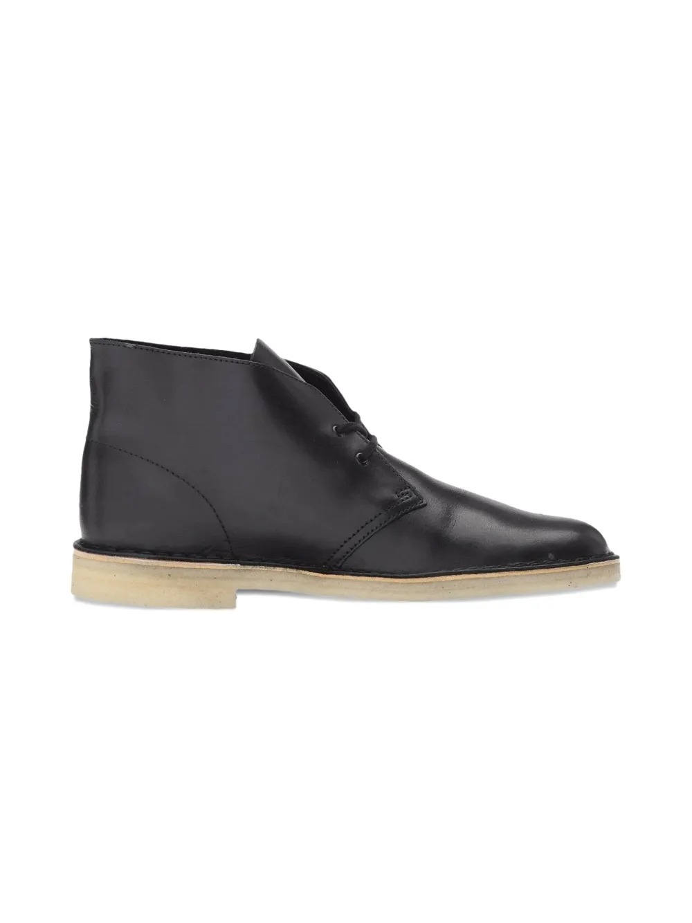 Clarks leather desert boots Black