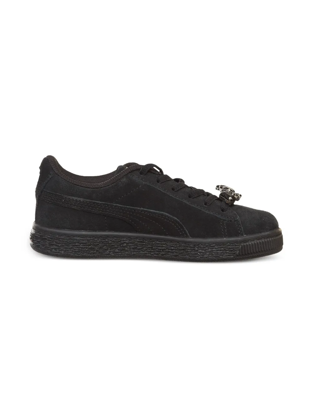Puma Kids suede jewel AC sneakers Black