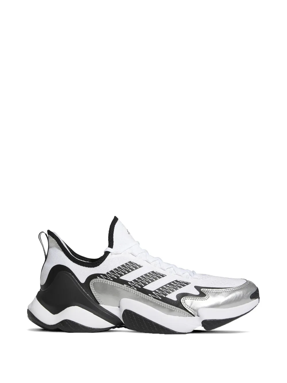 adidas Mahomes SM Impact FLX striped sneakers - Bianco