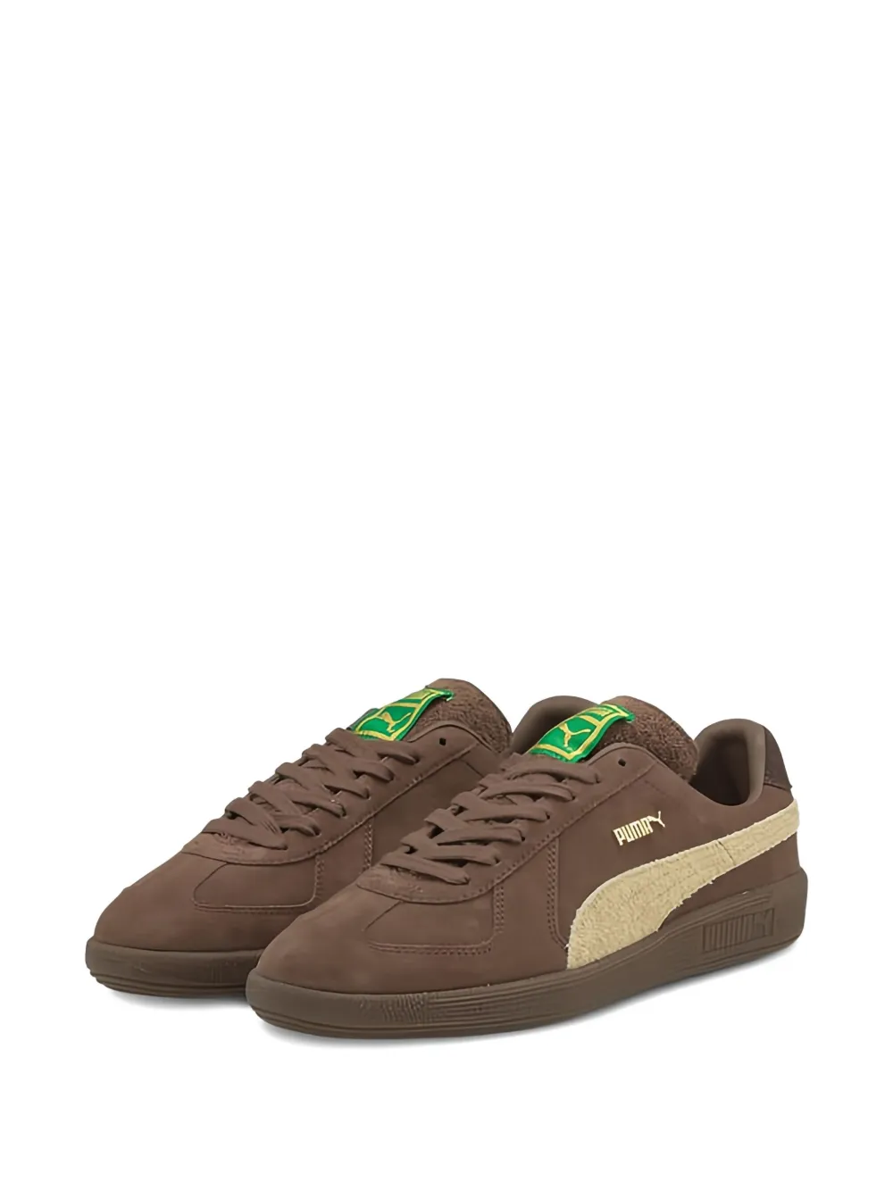 Puma Army Bonanza "chestnut/pale Khaki" Sneakers In Brown