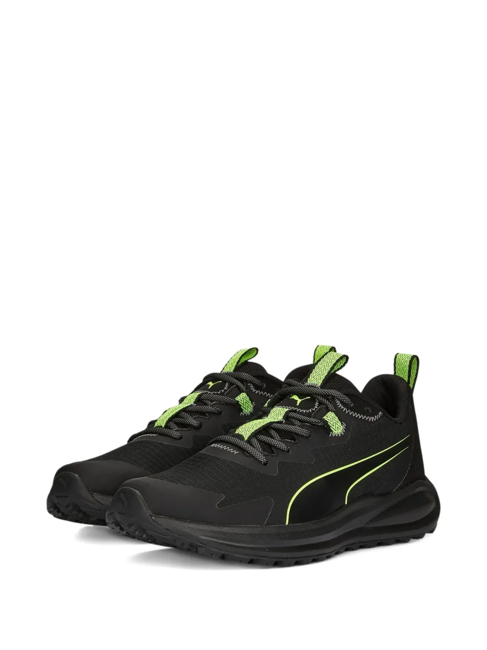 Puma Twitch Runner Trail Sneakers In Black