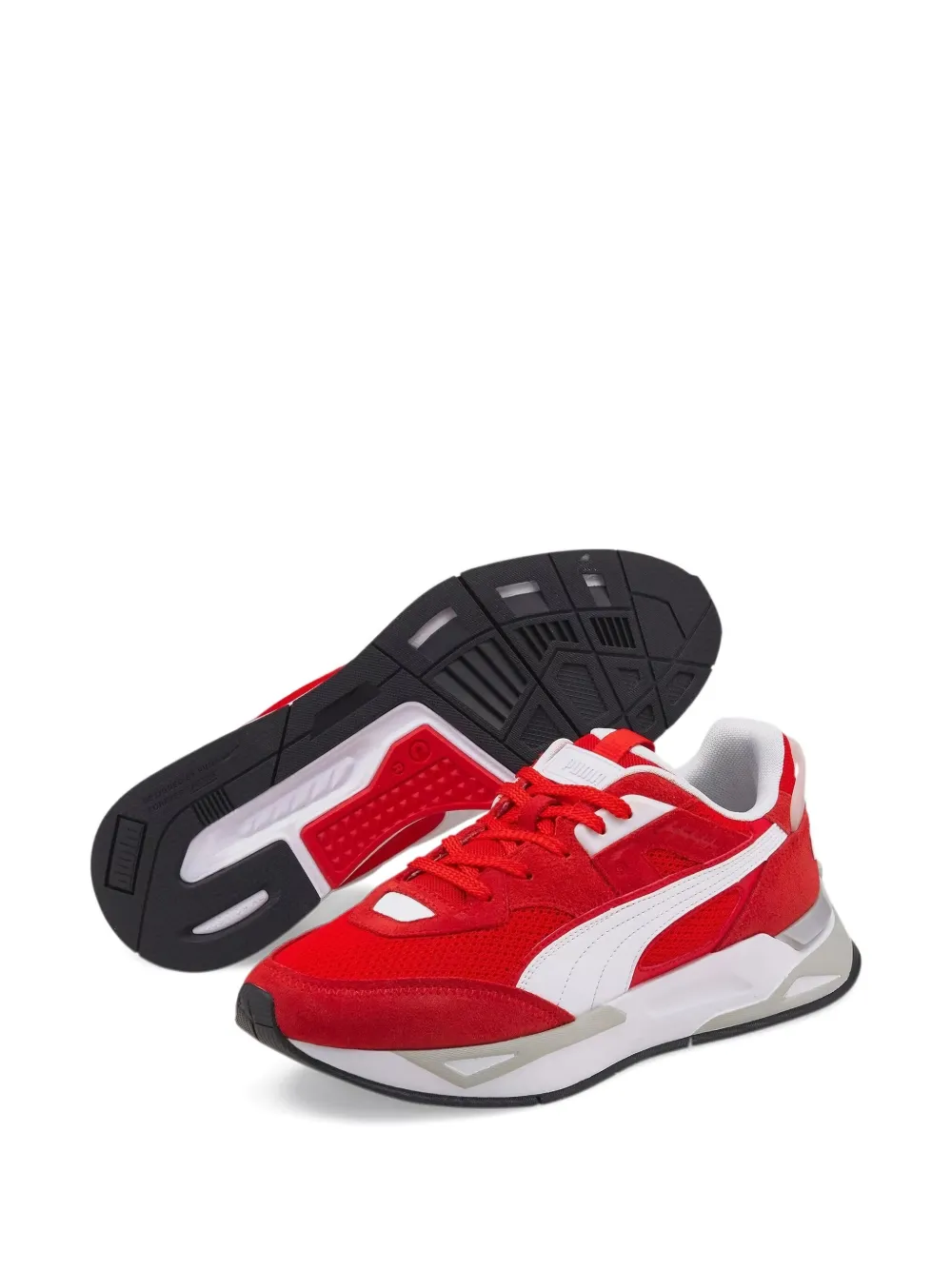 Puma Mirage Sport Heritage "high Risk Red/white" Sneakers In Red