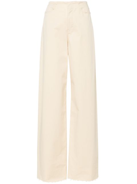 MM6 Maison Margiela distressed wide-leg trousers Women