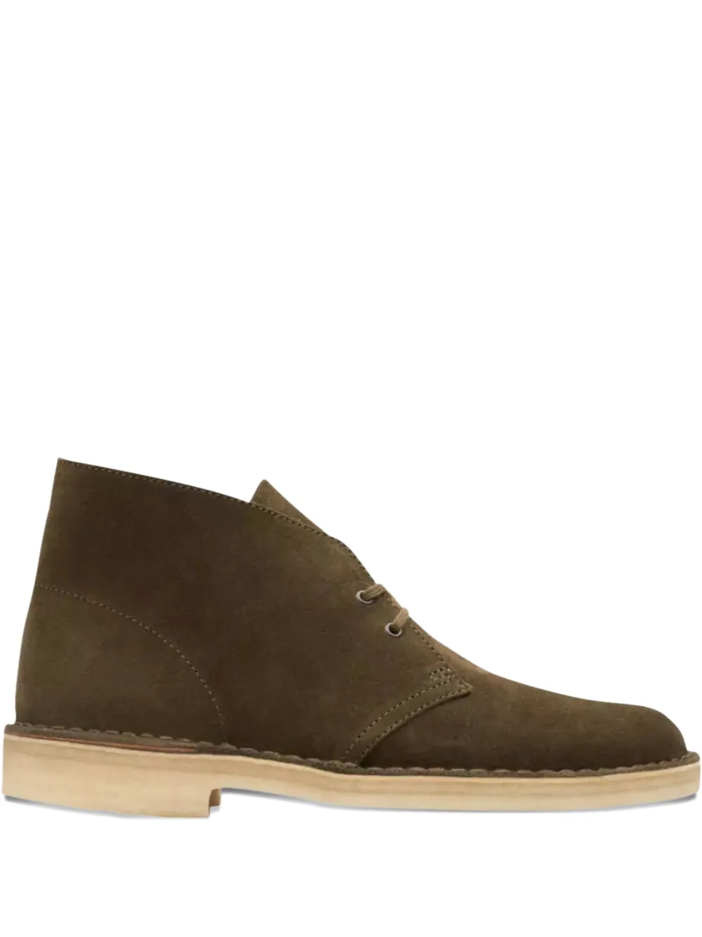 Clarks suede desert boots Green