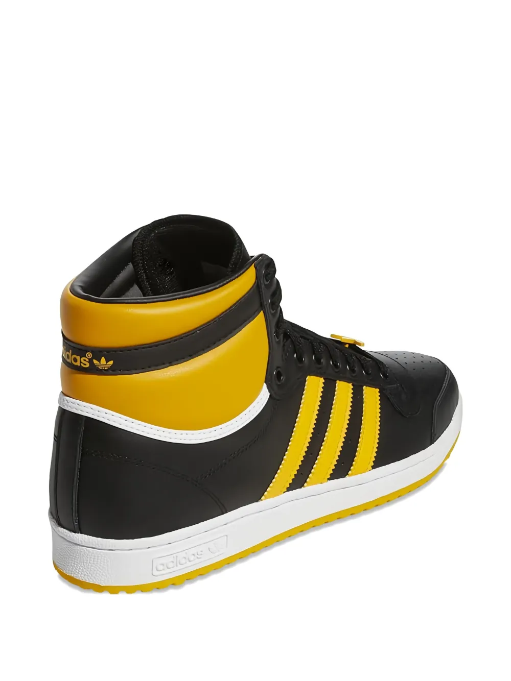 adidas Top Ten Hi "Core Black Beam Yellow" sneakers