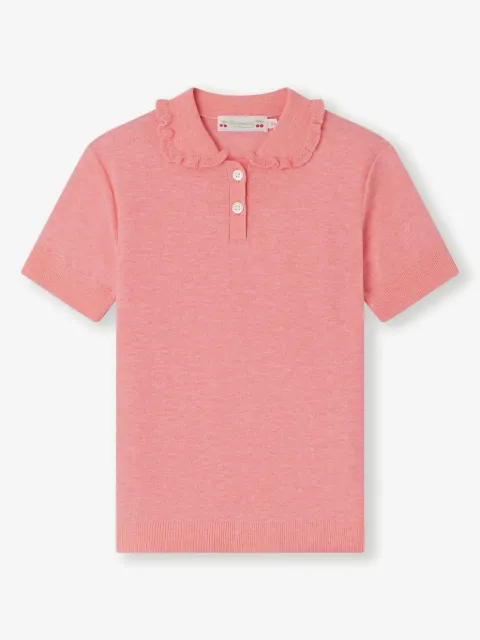 Bonpoint polo Frynja à col volanté
