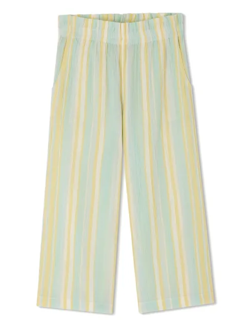 Bonpoint Aloise striped cotton trousers