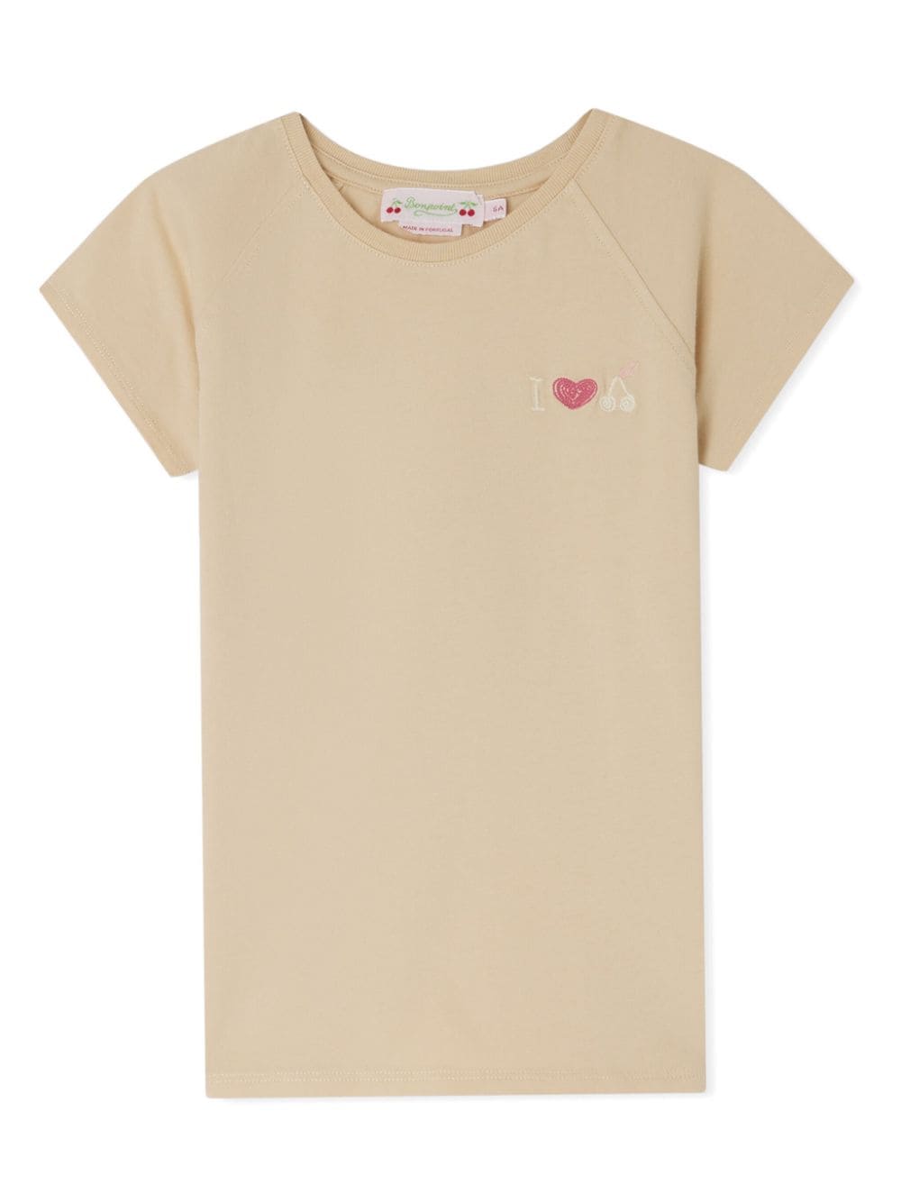 Bonpoint Kids' Asmae Cotton T-shirt In Neutrals
