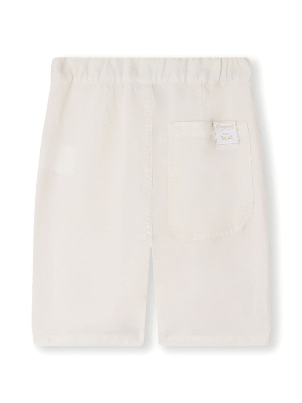 Shop Bonpoint Syl Drawstring Bermuda Shorts In White