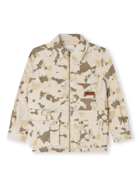 Bonpoint Flavien camouflage-print shirt jacket