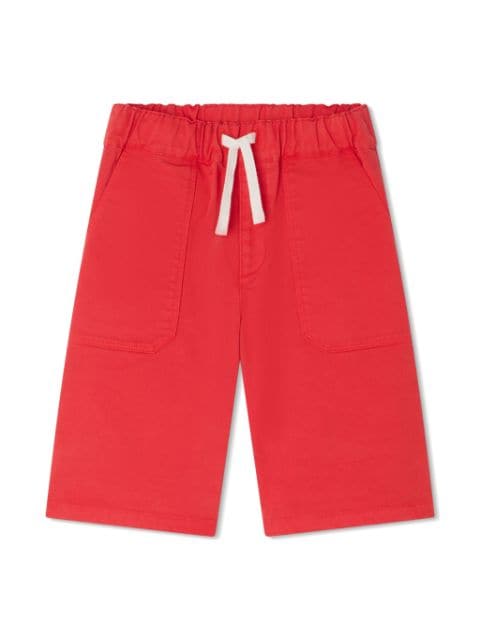 Bonpoint logo-patch cotton-blend shorts 