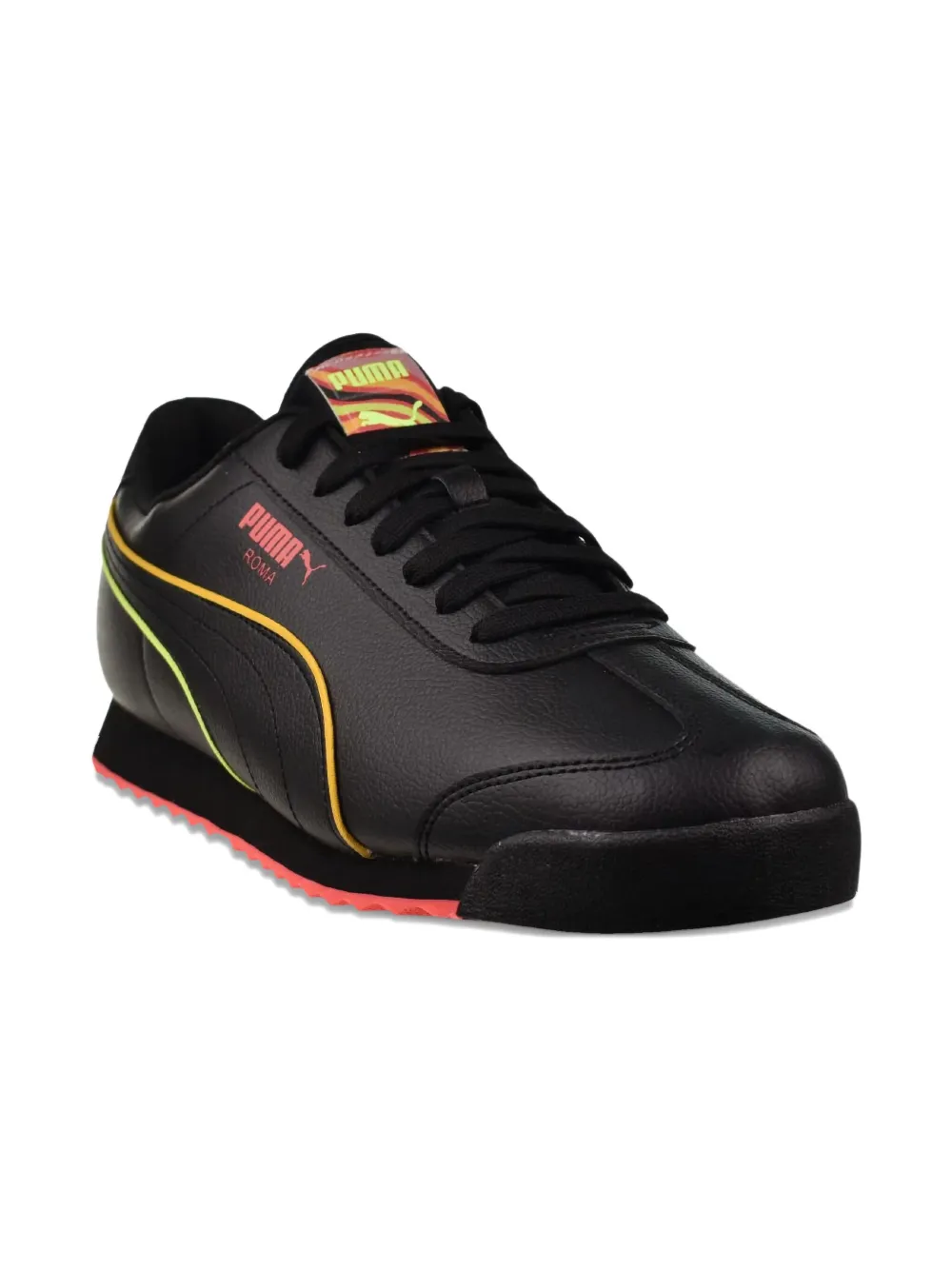Puma Kids Roma stripe sneakers Black