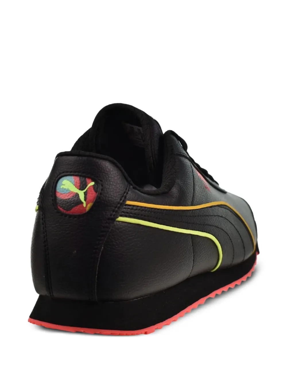 Puma Kids Roma stripe sneakers Black