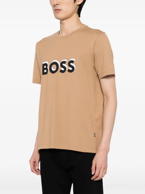 BOSS ロゴ ロングTシャツ | ブラック | FARFETCH JP